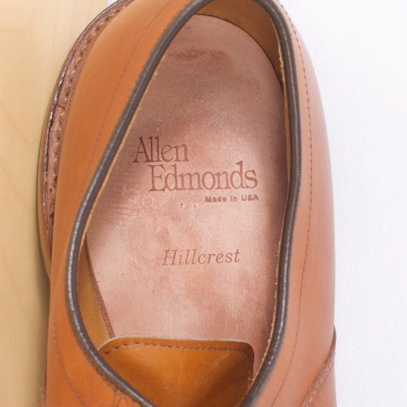 [SOLD] Allen Edmonds Men's Shoe 🇺🇸 Hillcrest Round Bicycle-toe Derby 11.5 E - Picture 5 of 8